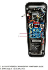 Wah-Wah pedál Dunlop DD95FW Cry Baby Daredevil Fuzz Wah Wah-Wah pedál - 6