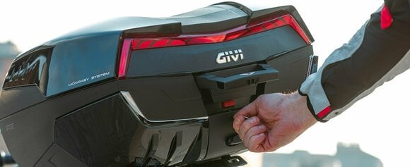 Top case / Sac arrière moto Givi V58NNT Maxia 5 Tech Black Monokey Top case / Sac arrière moto - 5