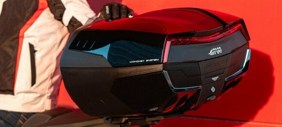 Top case / Sac arrière moto Givi V58NNT Maxia 5 Tech Black Monokey Top case / Sac arrière moto - 9