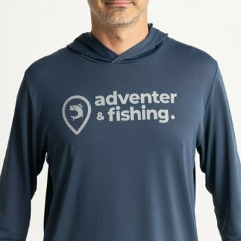 Horgászpulóver Adventer & fishing Horgászpulóver Functional Hooded UV T-shirt Original Adventer S - 7