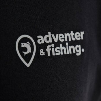 T-Shirt Adventer & fishing T-Shirt Long Sleeve Shirt Black XL - 4