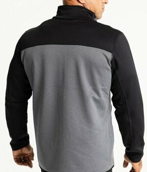 Horgászpulóver Adventer & fishing Horgászpulóver Warm Prostretch Sweatshirt Titanium/Black S - 3