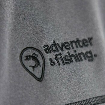 Horgászpulóver Adventer & fishing Horgászpulóver Warm Prostretch Sweatshirt Titanium/Black L - 7