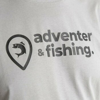 Тениска Adventer & fishing Тениска Short Sleeve T-shirt Titanium M - 3