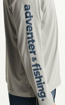 Суитчер Adventer & fishing Суитчер Functional Hooded UV T-shirt Limestone L - 4