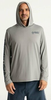 Mikina Adventer & fishing Mikina Functional Hooded UV T-shirt Limestone XL - 2