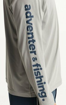 Mikina Adventer & fishing Mikina Functional Hooded UV T-shirt Limestone XL - 4