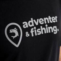 T-Shirt Adventer & fishing T-Shirt Short Sleeve T-shirt Black S - 1