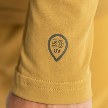 Huvtröja Adventer & fishing Huvtröja Functional Hooded UV T-shirt Sand S - 8