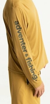 Mikina Adventer & fishing Mikina Functional Hooded UV T-shirt Sand M - 4