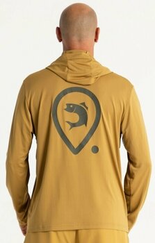 Mikina Adventer & fishing Mikina Functional Hooded UV T-shirt Sand M - 5