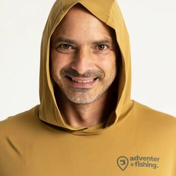 Mikina Adventer & fishing Mikina Functional Hooded UV T-shirt Sand M - 6