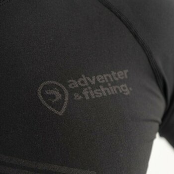 T-Shirt Adventer & fishing T-Shirt Functional Undershirt Titanium/Black XL-2XL - 5