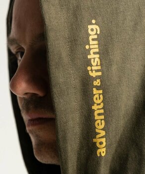 Mikina Adventer & fishing Mikina Cotton Hoodie Khaki L - 7