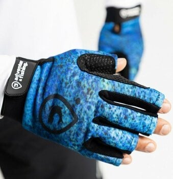 Angelhandschuhe Adventer & fishing Angelhandschuhe Gloves For Sea Fishing Bluefin Trevally Short L-XL - 2