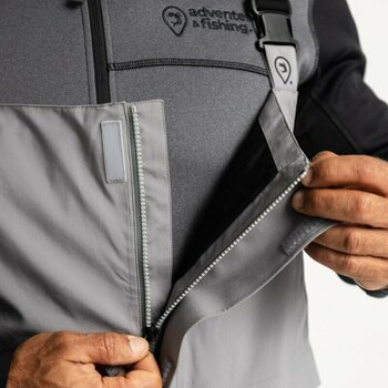 Nohavice Adventer & fishing Nohavice Membrane Pants Titanium/Black 2XL - 7
