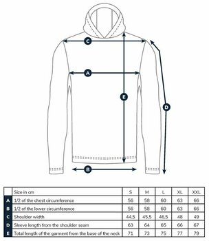 Horgászpulóver Adventer & fishing Horgászpulóver Functional Hooded UV T-shirt Original Adventer M - 12