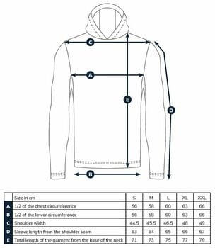 Felpa Adventer & fishing Felpa Functional Hooded UV T-shirt Sand 2XL - 10