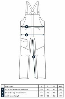 Nohavice Adventer & fishing Nohavice Membrane Pants Titanium/Black 2XL - 13