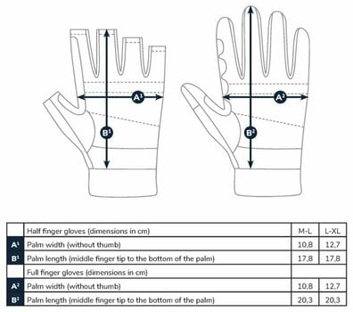 Handskar Adventer & fishing Handskar Gloves For Fresh Water Fishing L-XL - 4