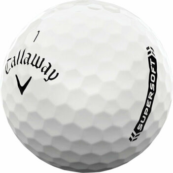 Golf žogice Callaway Supersoft 2023 White 15 Balls Pack - 3