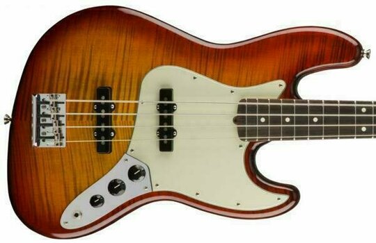 4-strängad basgitarr Fender 2017 LTD American Professional Jazz Bass FMT Aged CB - 2