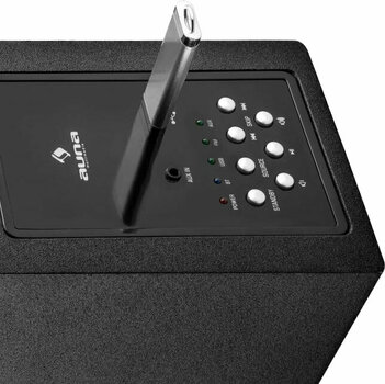 Karaoke rendszer Auna Karaboom LED Black - 8