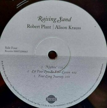 Disque vinyle Robert Plant & Alison Krauss - Raising Sand (180gr Limited) (2 LP) - 6