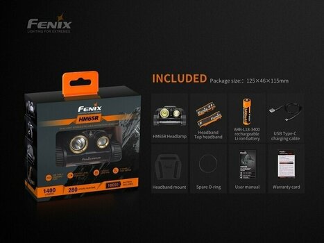 Stirnlampe batteriebetrieben Fenix HM65R 1400 lm Kopflampe Stirnlampe batteriebetrieben - 17