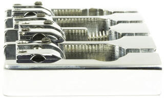 Bass Bridge Hipshot 5A4FM1AC Chrome Bass Bridge - 2