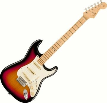 Elektrische gitaar Fender Steve Lacy People Pleaser Stratocaster Chaos Burst - 2