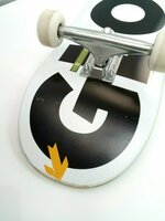 Globe G0 Fubar White/Black Skateboard