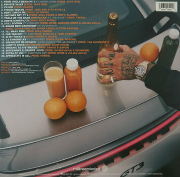 Vinylplade LARRY JUNE - Spaceships On The Blade (Orange And Cream Quad Coloured) (2 LP) - 9