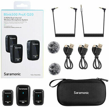 Wireless Audio System for Camera Saramonic Blink 500 ProX Q20 - 7