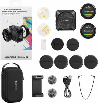 Sistema audio wireless per fotocamera Saramonic BlinkMe B2 - 16