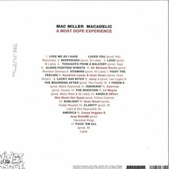 Płyta winylowa Mac Miller - Macadelic (Silver Coloured) (10th Anniversary Edition) (Reissue) (2 LP) - 3