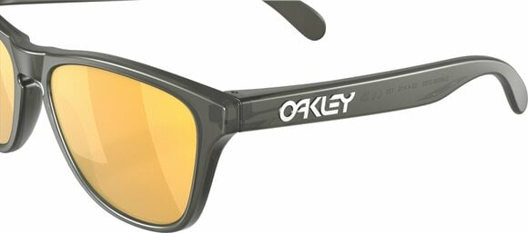 Lifestyle Glasses Oakley Frogskins XS 90063753 Matte Grey Smoke/Prizm 24K Polar XS Lifestyle Glasses - 6