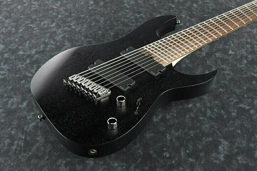 Multiscale electric guitar Ibanez RGIM8MH Iron Label Weathered Black - 2