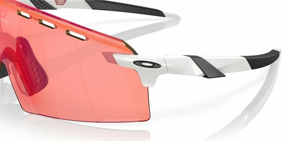 Cycling Glasses Oakley Encoder Strike Vented 92350339 Polished White/Prizm Field Cycling Glasses - 5