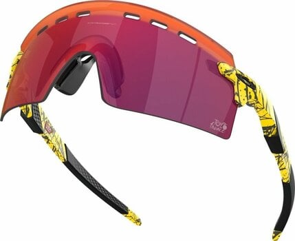 Cycling Glasses Oakley Encoder Strike Vented 92350739 Tdf Splatter/Prizm Road Cycling Glasses - 4