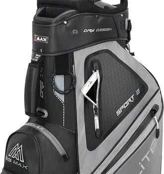 Borsa da golf Cart Bag Big Max Dri Lite Sport 2 SET Grey/Black Borsa da golf Cart Bag - 8