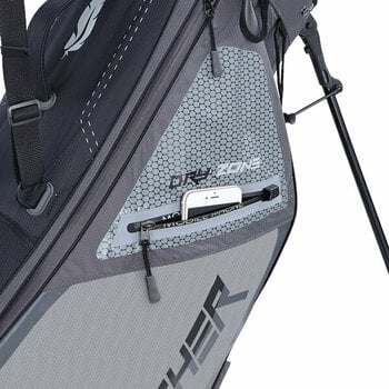 Golf Bag Big Max Dri Lite Feather SET Grey/Black Golf Bag - 7