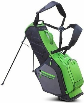 Golf Bag Big Max Dri Lite Feather SET Lime/Black/Charcoal Golf Bag - 2