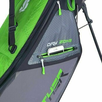Golfbag Big Max Dri Lite Feather SET Lime/Black/Charcoal Golfbag - 7