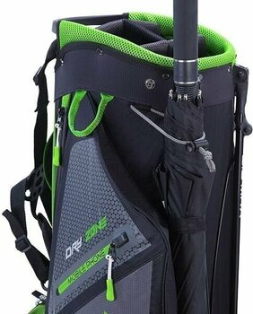 Golfbag Big Max Dri Lite Feather SET Lime/Black/Charcoal Golfbag - 9
