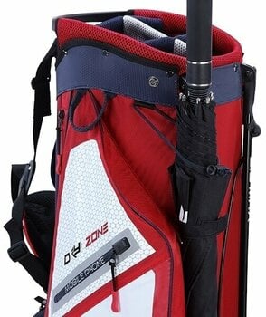 Stand Bag Big Max Dri Lite Feather SET Navy/Red/White Stand Bag - 9