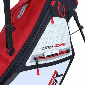 Golfbag Big Max Dri Lite Feather SET Red/Black/White Golfbag - 7