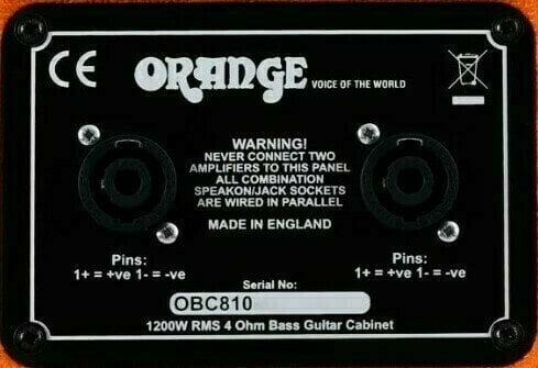 Basszusgitár hangláda Orange OBC810 - 6