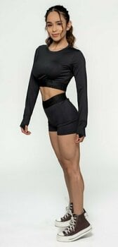 Calças de fitness Nebbia Compression High Waist Shorts INTENSE Leg Day Black S Calças de fitness - 10