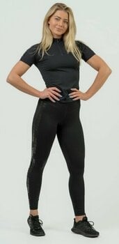 Calças de fitness Nebbia Classic High Waist Leggings INTENSE Iconic Black XS Calças de fitness - 6